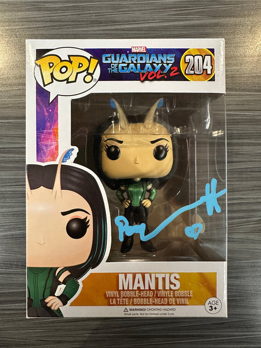 Funko POP! Guardians of Galaxy Vol.2 - Mantis (Signed/Pom Klementieff/JSA) #204