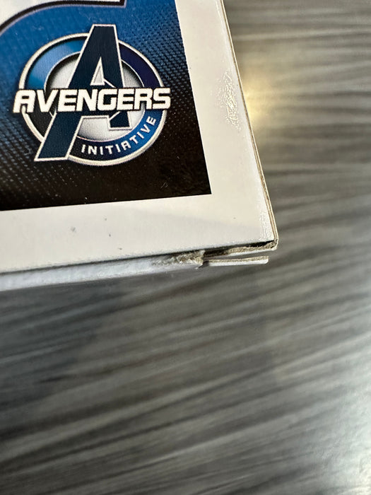 Funko POP! Marvel: Captain America The Winter Soldier - Winter Soldier [Shield](Amazon)(Signed/Sebastian Stan/Swau)(Damaged Box) #838