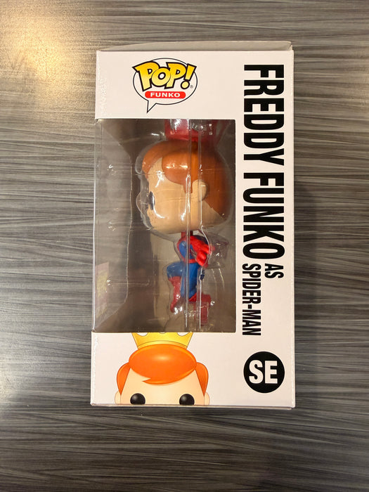 Funko POP! Funko: Freddy Funko As Spider-Man (Blacklight Battle)(4000PCS)(Damaged Box) [B] #SE