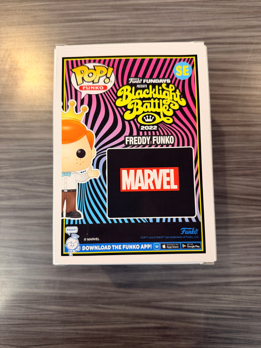 Funko POP! Funko: Freddy Funko As Spider-Man (Blacklight Battle)(4000PCS)(Damaged Box) [B] #SE
