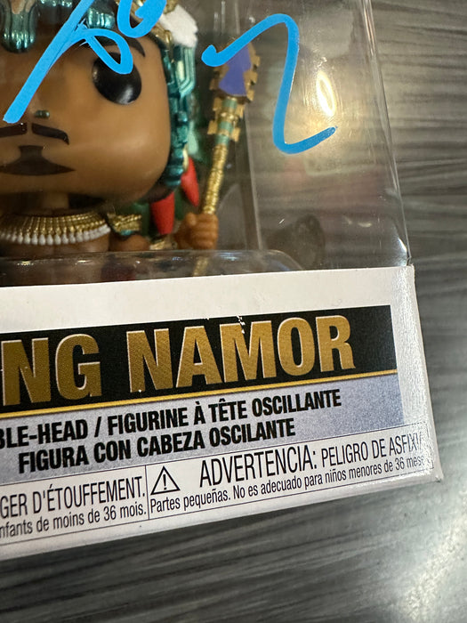 Funko POP! Marvel: Black Panther Wakanda Forever - King Namor (Signature/Tenoch Huerta/Swau)(Damaged Box) #1175