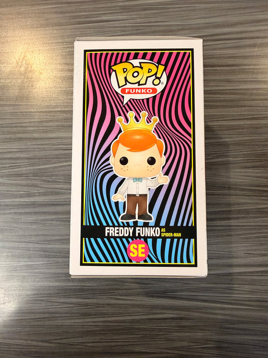 Funko POP! Funko: Freddy Funko As Spider-Man (Blacklight Battle)(4000PCS)(Damaged Box) [B] #SE