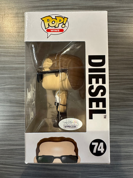 Funko POP! WWE: Diesel (Signed/Kevin Nash/JSA)(Damaged Box) #74