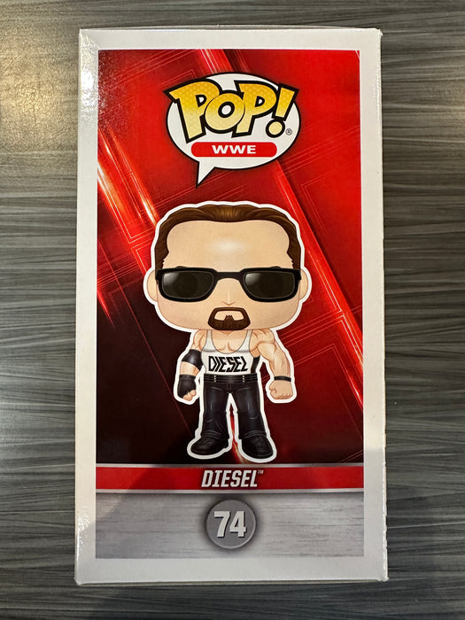 Funko POP! WWE: Diesel (Signed/Kevin Nash/JSA)(Damaged Box) #74