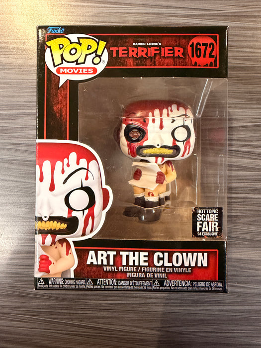 Funko POP! Movies: Terrifier - Art The Clown (2024 Hot Topic Scare Fair)(Damaged Box) #1672