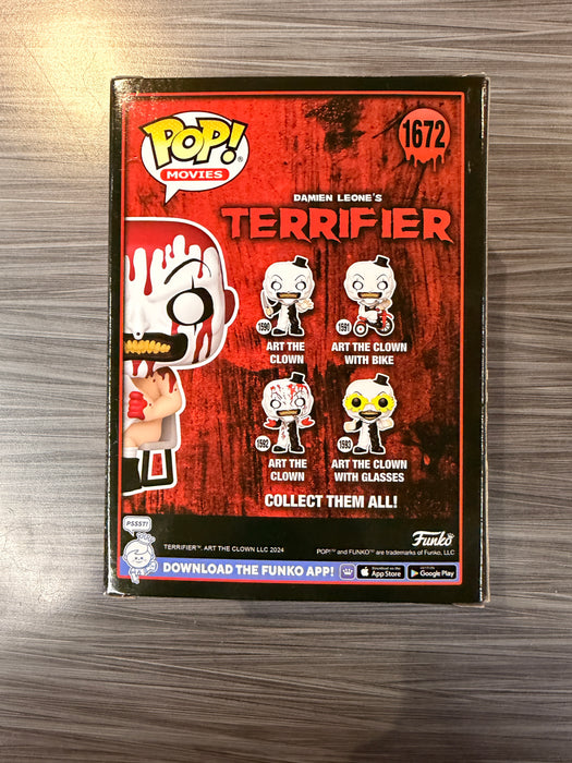 Funko POP! Movies: Terrifier - Art The Clown (2024 Hot Topic Scare Fair)(Damaged Box) #1672