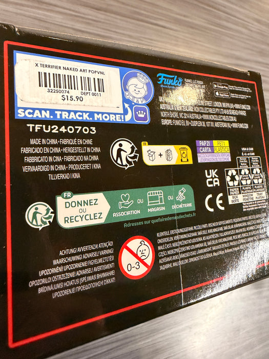 Funko POP! Movies: Terrifier - Art The Clown (2024 Hot Topic Scare Fair)(Damaged Box) #1672