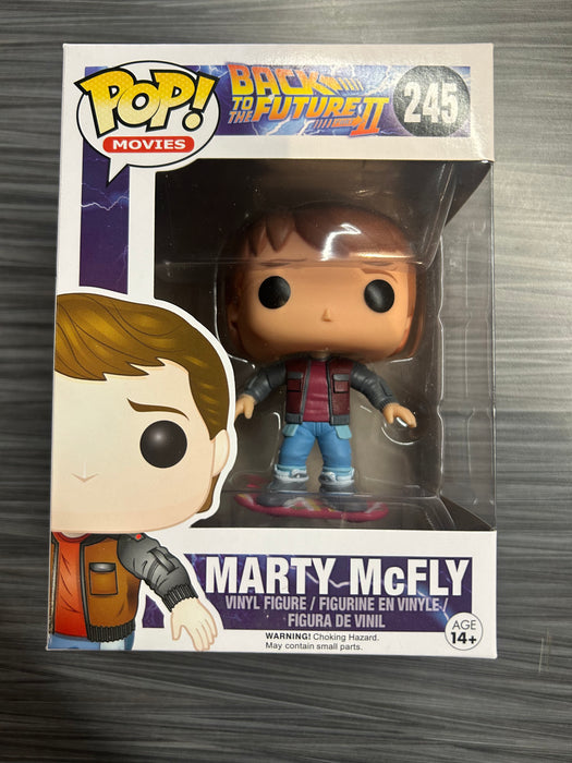 Funko POP! Movies: Back To The Future - Marty Mcfly (FUN Missing Sticker )(Damaged Box) #245