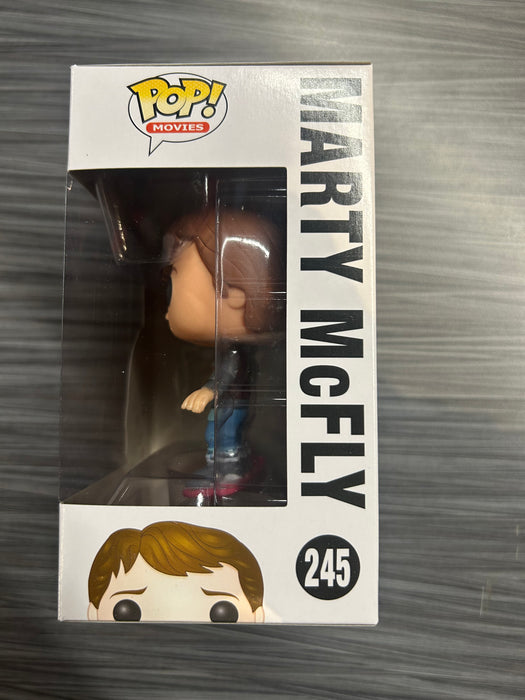 Funko POP! Movies: Back To The Future - Marty Mcfly (FUN Missing Sticker )(Damaged Box) #245