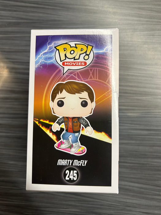 Funko POP! Movies: Back To The Future - Marty Mcfly (FUN Missing Sticker )(Damaged Box) #245