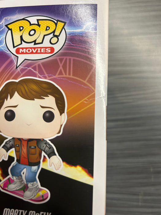 Funko POP! Movies: Back To The Future - Marty Mcfly (FUN Missing Sticker )(Damaged Box) #245