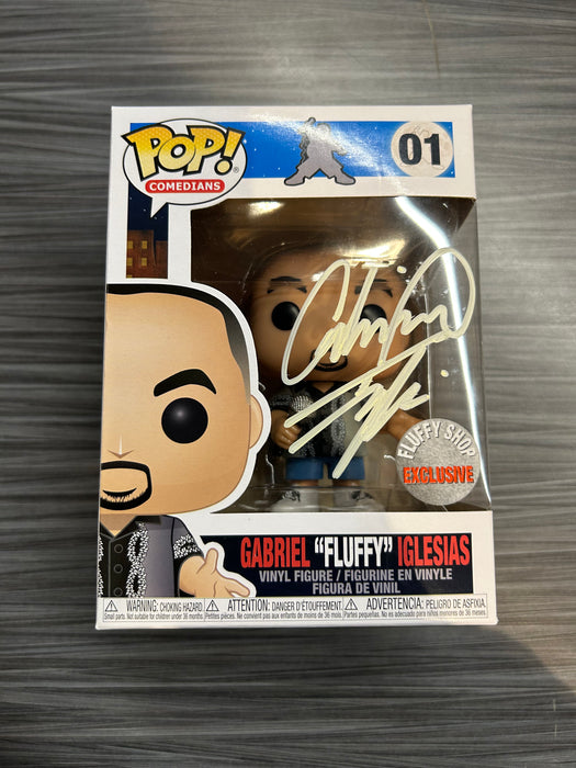 Funko POP! Comedians: Gabriel "Fluffy" Iglesias (Signed/Gabriel Iglesias) (Fluffy Shop)(Damaged Box) #01