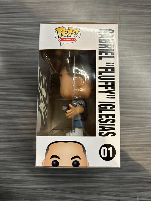 Funko POP! Comedians: Gabriel "Fluffy" Iglesias (Signed/Gabriel Iglesias) (Fluffy Shop)(Damaged Box) #01