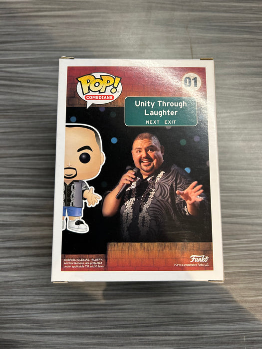 Funko POP! Comedians: Gabriel "Fluffy" Iglesias (Signed/Gabriel Iglesias) (Fluffy Shop)(Damaged Box) #01