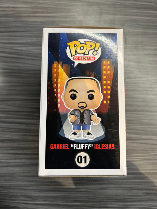 Funko POP! Comedians: Gabriel "Fluffy" Iglesias (Signed/Gabriel Iglesias) (Fluffy Shop)(Damaged Box) #01