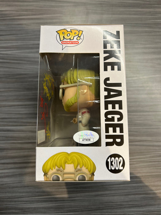Funko POP! Animation: Attack on Titan - Zeke Jaeger (Hot Topic)(Signed/Jason Liebrecht/JSA) #1302