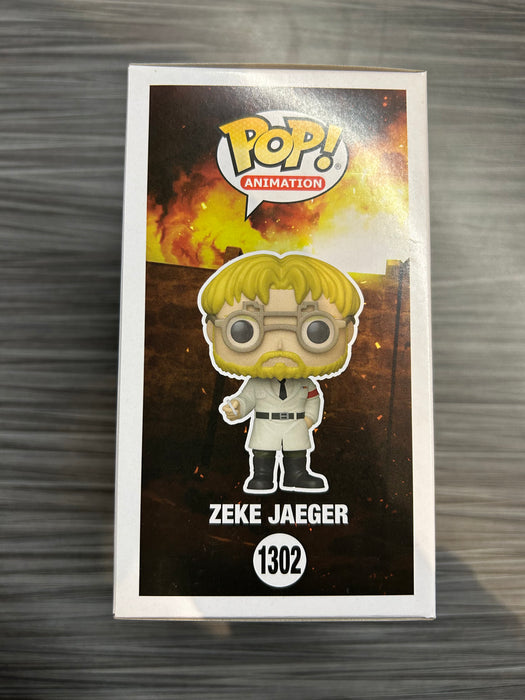 Funko POP! Animation: Attack on Titan - Zeke Jaeger (Hot Topic)(Signed/Jason Liebrecht/JSA) #1302