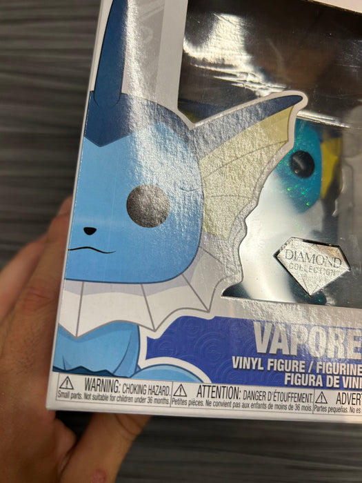 Funko POP! Games: Pokemon - Vaporeon (Diamond)(2021 Spring Convention)(Damaged Box) #627