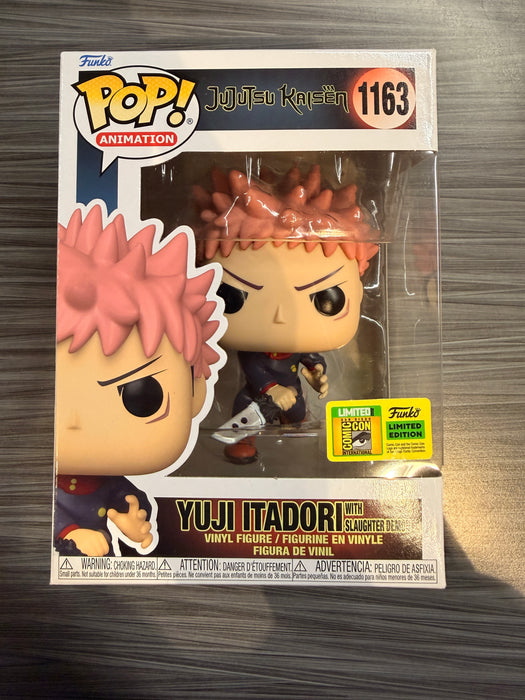 Funko POP! Animation: Jujutsu Kaisen - Yuji Itadori with Slaughter Demon (2022 SDCC)(Damaged Box) #1163