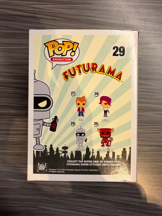 Funko POP! Animation: Futurama - Bender (Damaged Box) #29