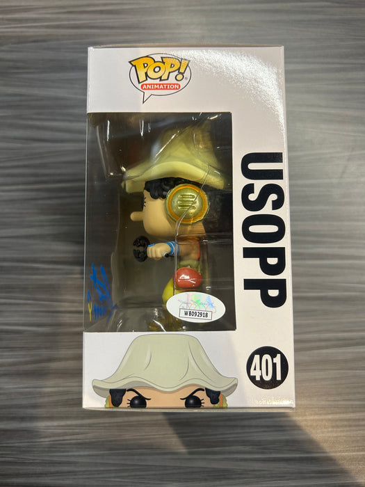 Funko POP! Animation: One Piece - Usopp (Signed/Jacob Romero/JSA) #401