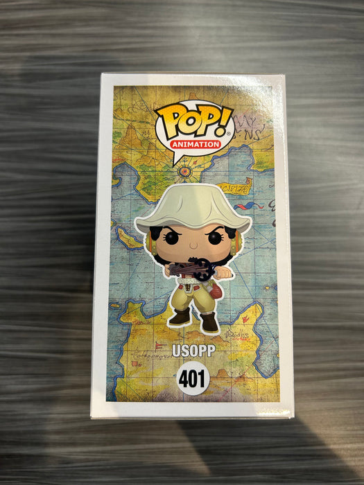 Funko POP! Animation: One Piece - Usopp (Signed/Jacob Romero/JSA) #401