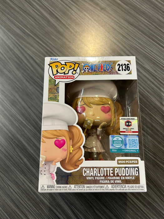 Funko POP! Animation: One Piece - Charlotte Pudding (Funko Sticker/Chalice)(Damaged Box) #2136