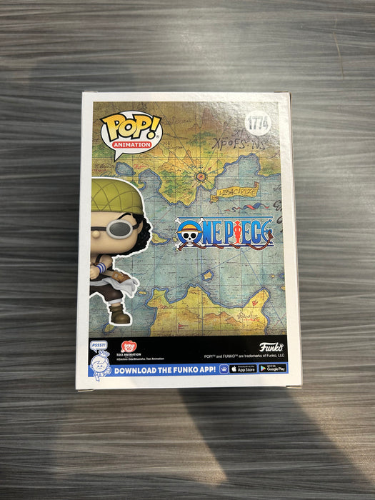 Funko POP! Animation: One Piece - Usopp [With Rubber Band](Signed/Jacob Romero/JSA) #1774