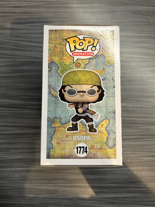 Funko POP! Animation: One Piece - Usopp [With Rubber Band](Signed/Jacob Romero/JSA) #1774