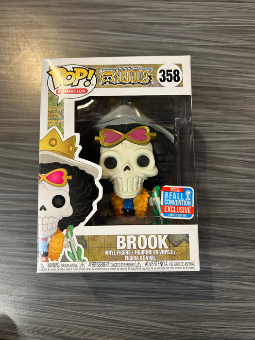 Funko POP! Animation: One Piece - Brook (2018 Fall Convention)(Damaged Box)[B] #358