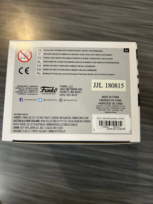 Funko POP! Animation: One Piece - Brook (2018 Fall Convention)(Damaged Box)[B] #358