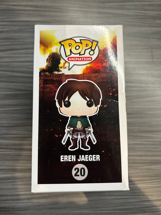 Funko POP! Animation: Attack on Titan - Eren Jaeger (Bait)(Signed/Bryce Papenbrook/JSA)(Damaged Box*) #20