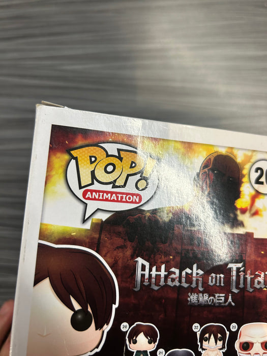Funko POP! Animation: Attack on Titan - Eren Jaeger (Bait)(Signed/Bryce Papenbrook/JSA)(Damaged Box*) #20