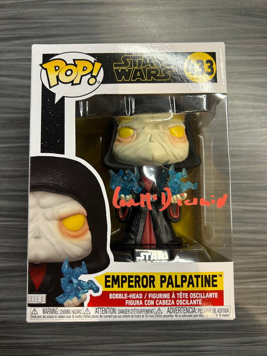 Funko POP! Star Wars: Emperor Palpatine (Signed/Ian McDiarmid/JSA)(Damaged Box) #433
