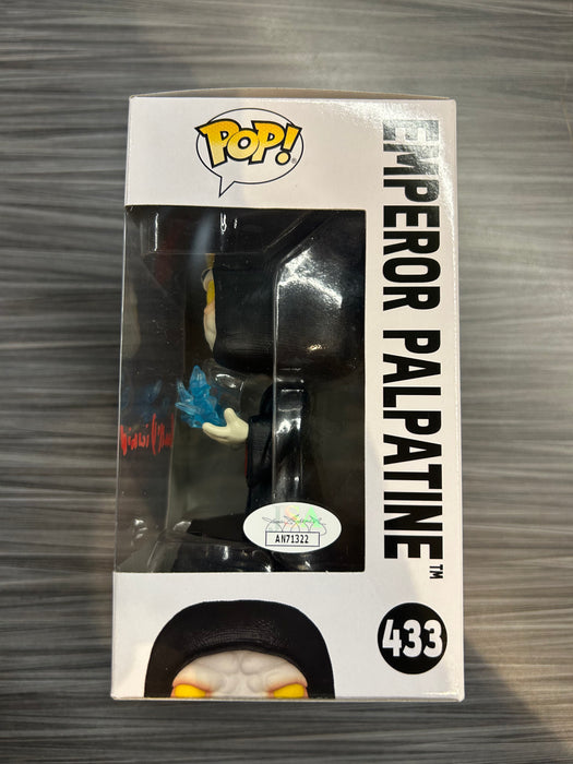 Funko POP! Star Wars: Emperor Palpatine (Signed/Ian McDiarmid/JSA)(Damaged Box) #433