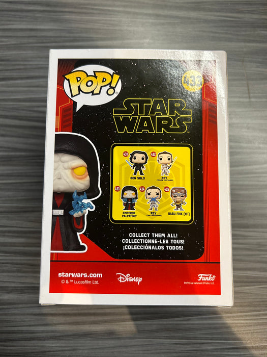 Funko POP! Star Wars: Emperor Palpatine (Signed/Ian McDiarmid/JSA)(Damaged Box) #433