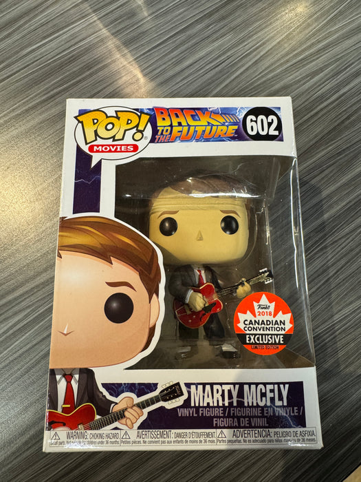 Funko POP! Movies: Back To The Future - Marty Mcfly (2018 Canadian Convention Exclusive)(Damaged Box)[A] #602