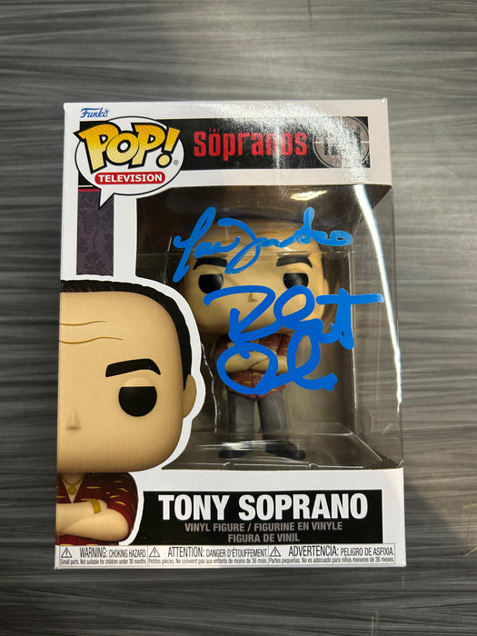 Funko POP! Television: Sopranos - Tony Soprano (Signed/Robert Iler/JSA) #1291