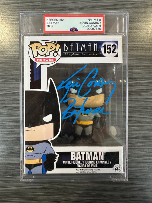 Funko POP! Batman The Animated Series: Batman (Signed/Kevin Conroy/PSA Graded 8)#152