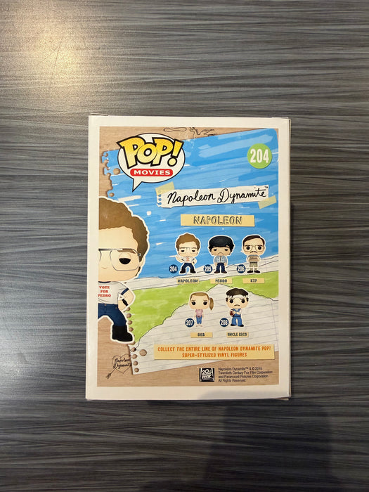 Funko POP! Movies: Napoleon Dynamite - Napoleon (Damaged Box) #204