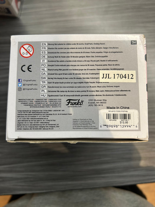 Funko POP! Animation: Bojack Horseman - Todd Chavez (Damaged Box) #232
