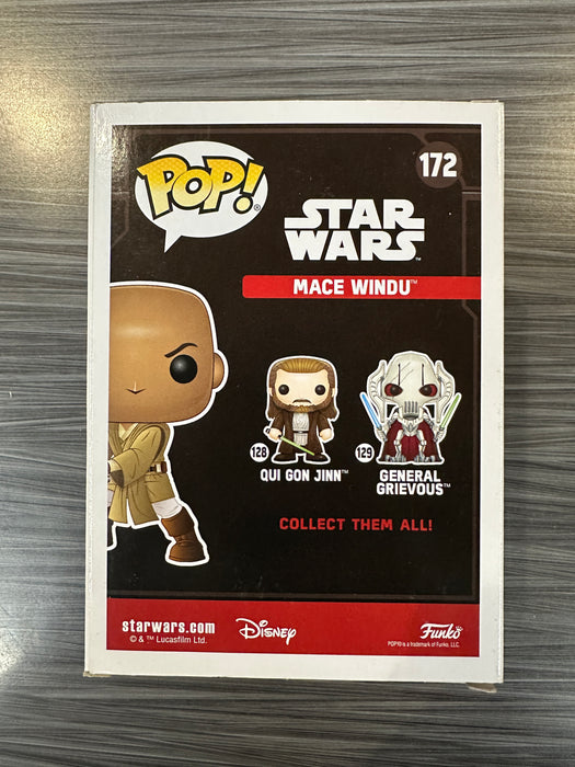 Funko POP! Star Wars: Mace Windu (Walgreens)(Damaged Box*) #172