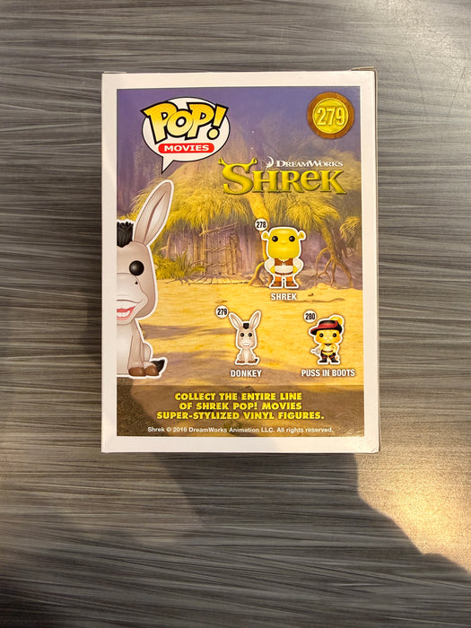 Funko POP! Movies: Shrek - Donkey (PopLife)(Damaged Box) #279