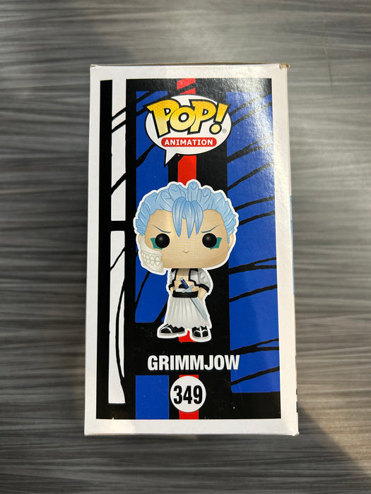 Funko POP! Animation: Bleach - Grimmjow (Signed/David Vincent/JSA)(Damaged Box) #349