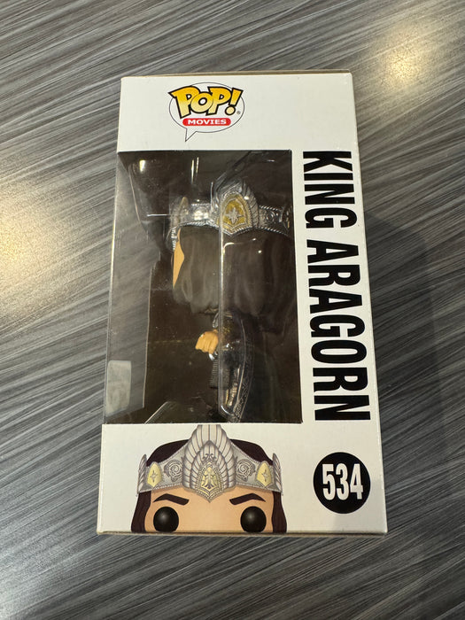 Funko POP! Movies: The Lord of The Rings - King Aragorn (B&N)(Damaged Box*) #534