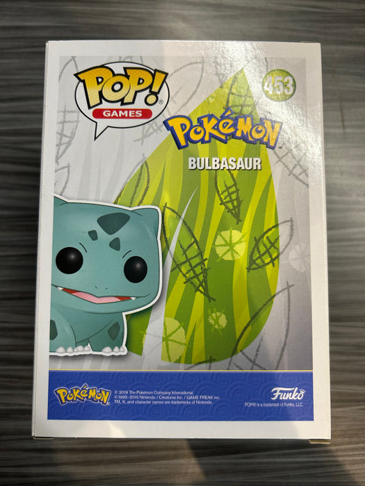 Funko POP! Games: Pokemon - Bulbasaur (Signed/Tara Sands/JSA)(Damaged Box) #453
