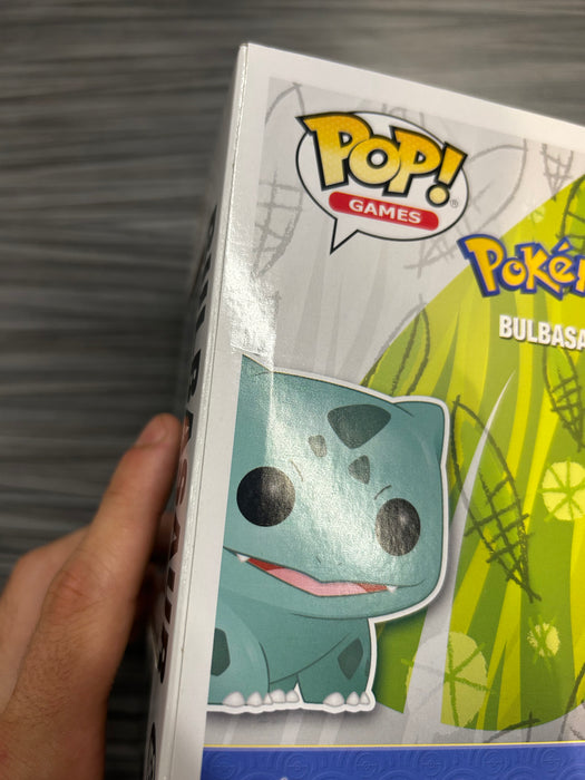 Funko POP! Games: Pokemon - Bulbasaur (Signed/Tara Sands/JSA)(Damaged Box) #453