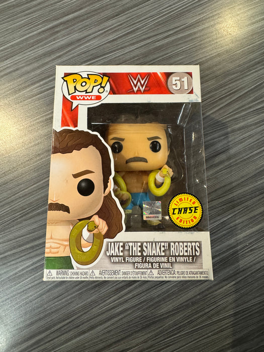 Funko POP! WWE: Jake "The Snake" Roberts (CHASE)(Damaged Box) #51