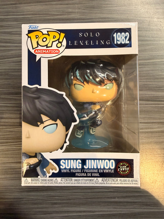 Funko POP! Animation: Solo Leveling - Sung Jinwoo (GiTD)(CHASE)(Damaged Box) [B] #1982
