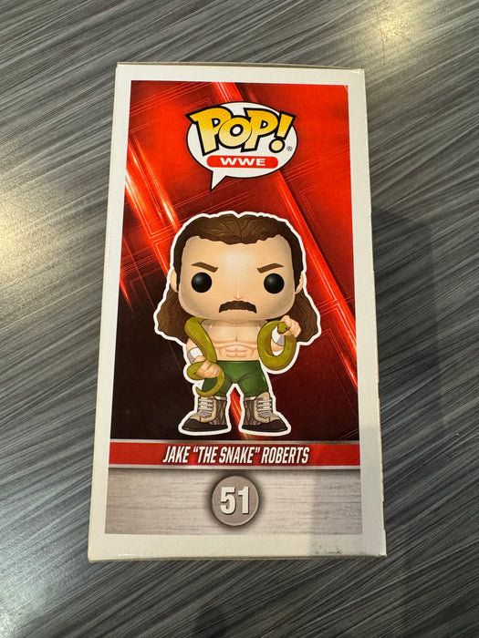 Funko POP! WWE: Jake "The Snake" Roberts (CHASE)(Damaged Box) #51